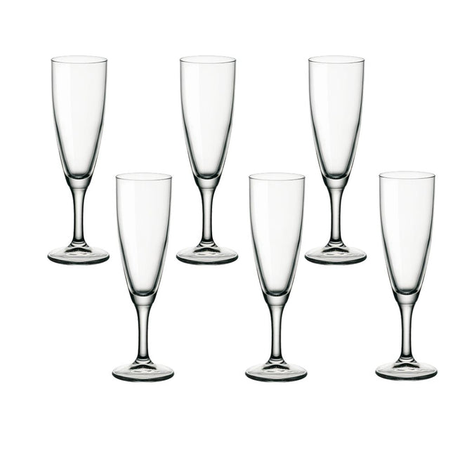 Set 6 Flute Prosecco 15 cl Rocco Bormioli