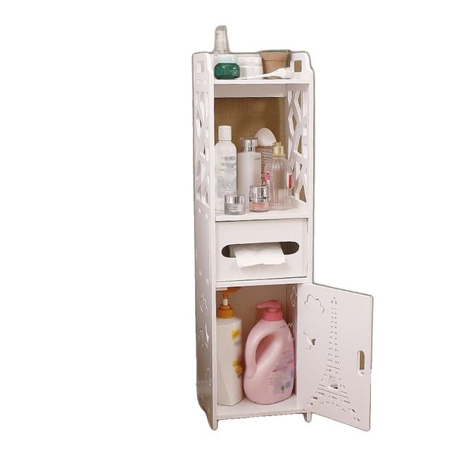 Armadio Stretto Bagno con Cassetti - Salvaspazio