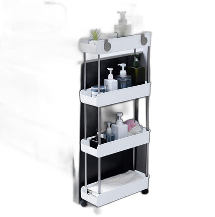 Cecaro Group - Carrello Salvaspazio 4 Ripiani con Ruote