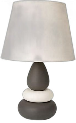 Cecaro Group - Lampada da Tavolo/Lume con Base in Ceramica in 3 colorazioni