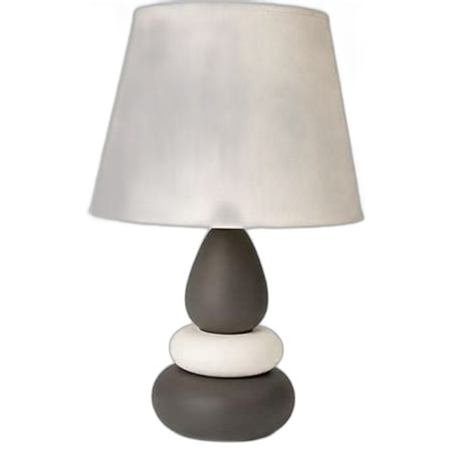 Cecaro Group - Lampada da Tavolo/Lume con Base in Ceramica in 3 colorazioni
