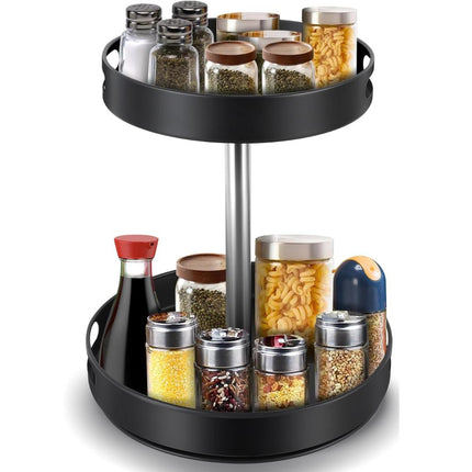 Organizzatore Spezie 2 Livelli Girevole 360°