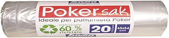 Bama Poker Sak – Sacchetti per Pattumiera (65x54 cm, Set da 4)