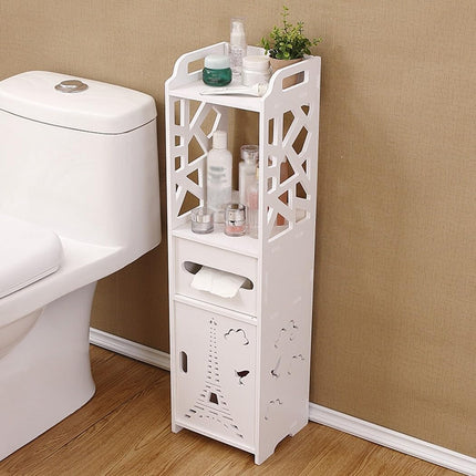 Armadio Stretto Bagno con Cassetti - Salvaspazio
