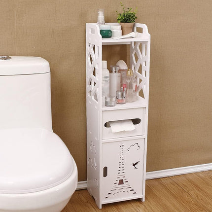 Armadio Stretto Bagno con Cassetti - Salvaspazio