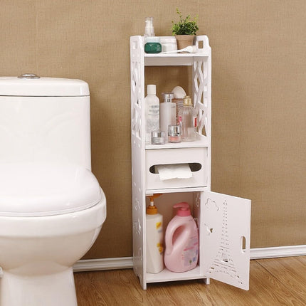 Armadio Stretto Bagno con Cassetti - Salvaspazio