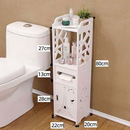 Armadio Stretto Bagno con Cassetti - Salvaspazio