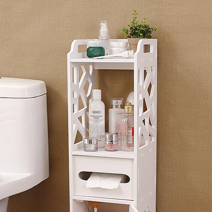 Armadio Stretto Bagno con Cassetti - Salvaspazio