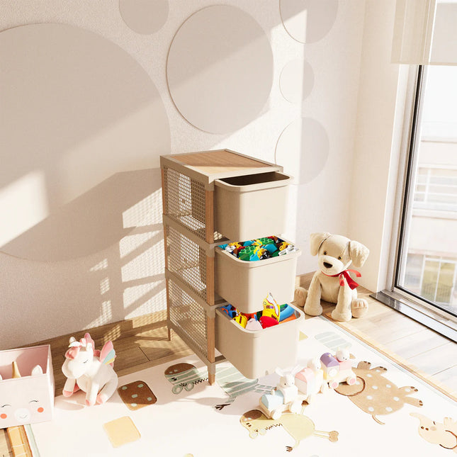 Cassettiera Multiuso 3 Cassetti