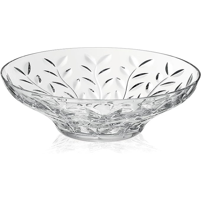 RCR Laurus – Centrotavola Ø 30,5 cm in Vetro Trasparente