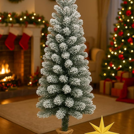 Albero di Natale Artificiale Innevato 90 cm