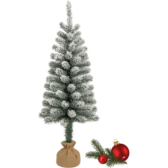 Albero di Natale Artificiale Innevato 90 cm