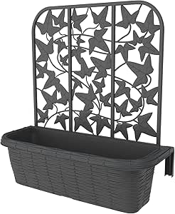 Fioriera Rondine Privacy Set 2pcs – Bama (Bianca e Grigia)