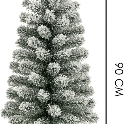 Albero di Natale Artificiale Innevato 90 cm