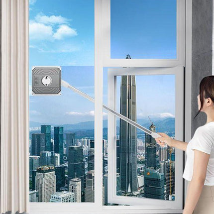 Lavavetri 2 in 1 con Asta Telescopica per Finestre Interni/Esterni