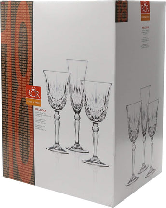 RCR Melodia – Set di 18 Calici in Vetro