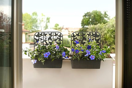 Fioriera Rondine Privacy Set 2pcs – Bama (Bianca e Grigia)