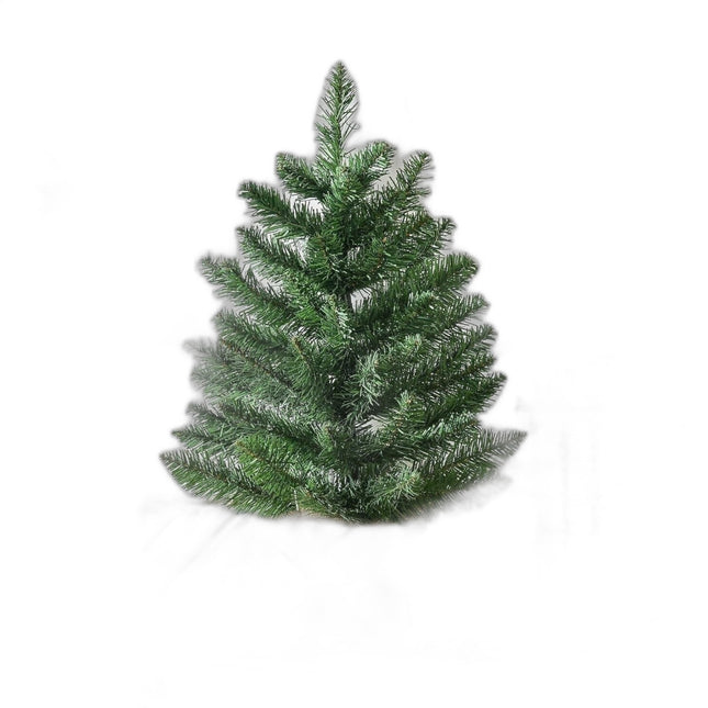 Albero di Natale Mini con 50 Rami Folti e Aghi Realistici in PVC 35 x 55 cm