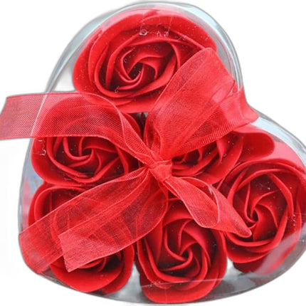 Box Con Scatola Cuore in PVC Con 12 Rose