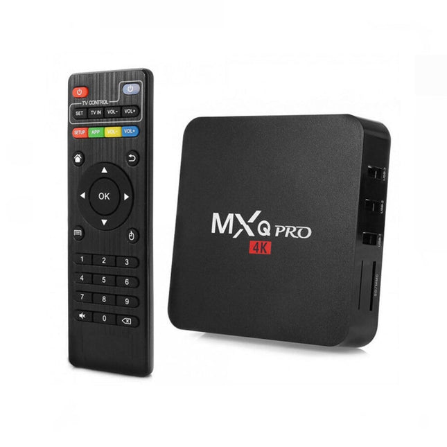 TV BOX ANDROID 10 4K FULL HD 1080P 4GB 32GB RAM SMART DECODER WIFI MXQ PRO