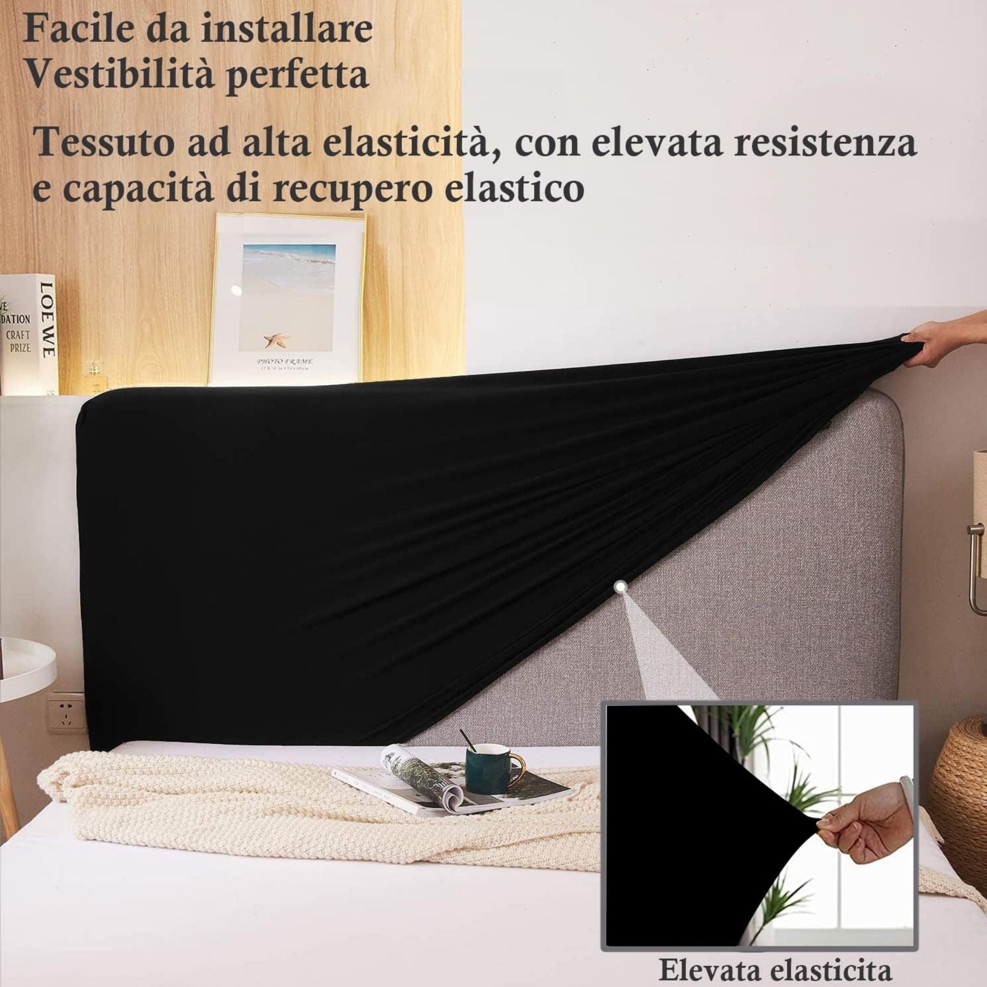 WJHDWYD Copri Testata Letto Matrimoniale, Cotone Protezione Da Mobili Fodera Elastica Copertura Schienale Testiera Letto Antipolvere Decorazione Camera Letto(#1,180cm(71inch WJHDWYD Copri Testata Letto Matrimoniale, Cotone Protezione Da Mobili Fodera Elastica Copertura Schienale Testiera Letto Antipolvere Decorazione Camera Letto(#1,180cm(71inch