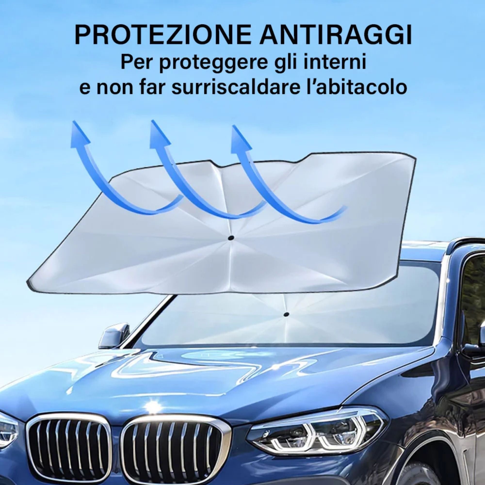 Ombrello Pieghevole Ultra Compatto - Anti UV, Antivento, Leggero, Per Donne E Uomini, Da Viaggio - Foto 8