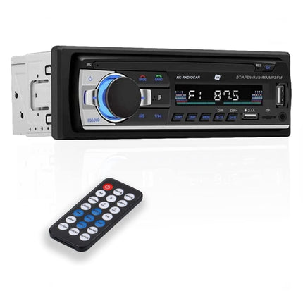Autoradio Bluetooth 4.0 - 1 DIN, 4x40W, Funzione AUX, Lettore MP3, Doppia Porta USB