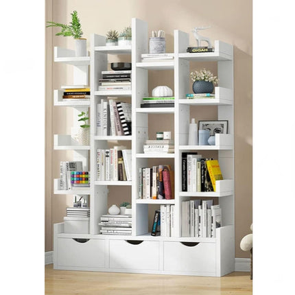 Libreria in legno a 23 livelli cubo multiuso