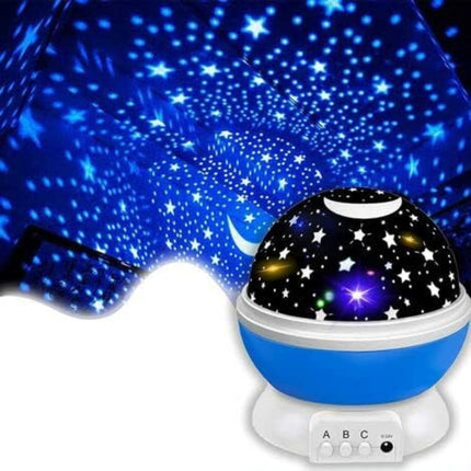 Proiettore Stelle Soffitto Luce Notturna Bambini con 8 Colori di Luci e Rotazione a 360°