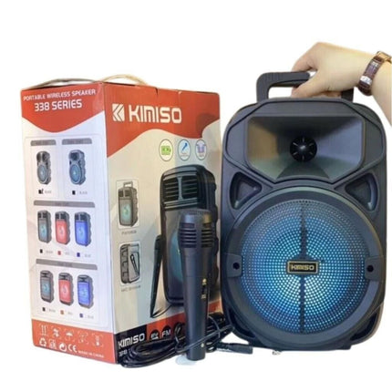 Cassa Karaoke Bluetooth 1200 W USB  WIFI Portatile con microfono