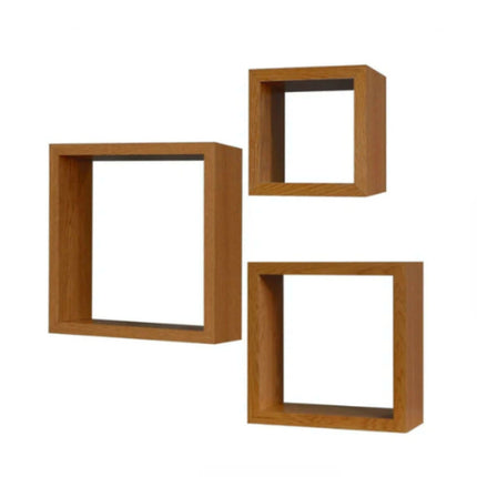 Set 3 Mensole Quadrate