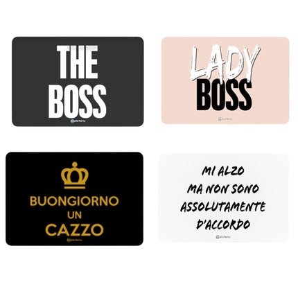 Set 4 tovagliette da tavola in pp cm 45x30 con stampa Più Forty