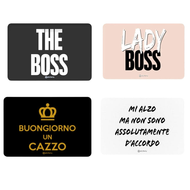 Set 4 tovagliette da tavola in pp cm 45x30 con stampa Più Forty