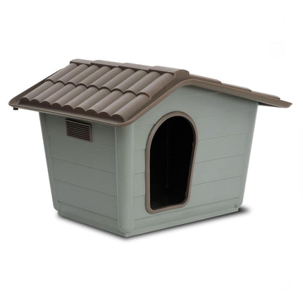 Cuccia per Cani e Gatti Realizzata in Materiali Riciclati con Tetto Asportabile