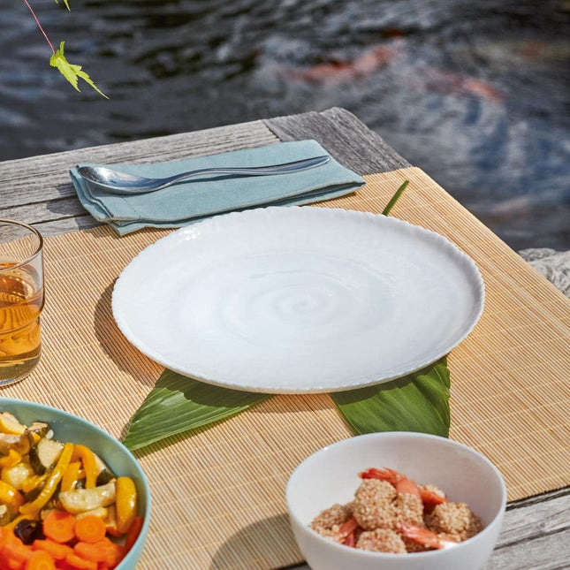 Servizio da tavola in vetro opale extra resistente per 6 persone, 18 pezzi, Bianco - Luminarc Ammonite