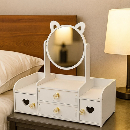 Organizer Trucco con Specchio