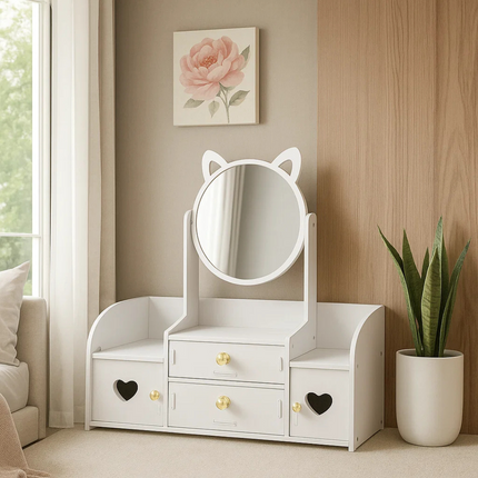 Organizer Trucco con Specchio