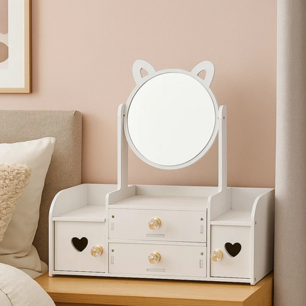 Organizer Trucco con Specchio