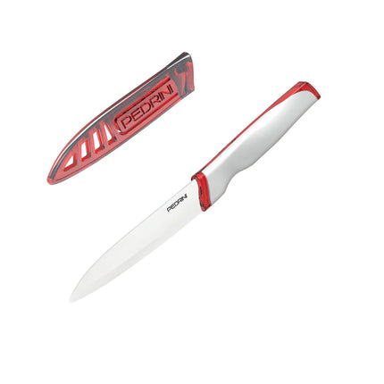 Coltello Ceramica Rosso – Lunghezze: 10 cm, 13 cm, 15 cm - Pedrini