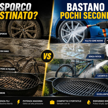 Comparazione Prima Dopo Idropulitrice