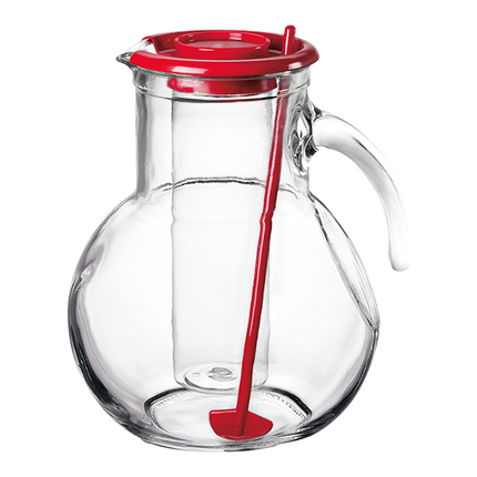 Kufra Caraffa 2L con Coperchio e Mescolatore - Bormioli
