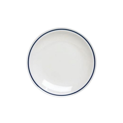 Set Piatti 18 Pezzi Basic con Bordo Blu - Tognana