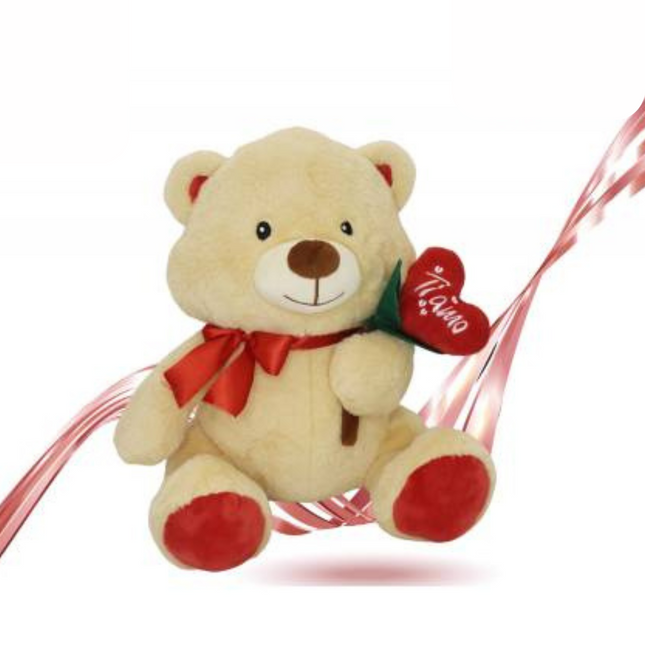 Peluche Cane o Gatto con Busta Love