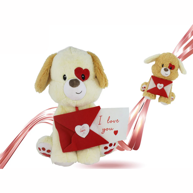 Peluche Cane con Busta Love