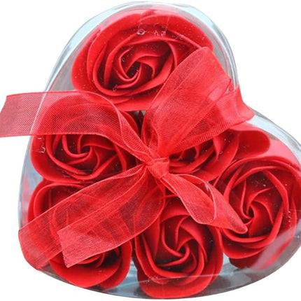 Box Con Scatola Cuore in PVC Con 12 Rose