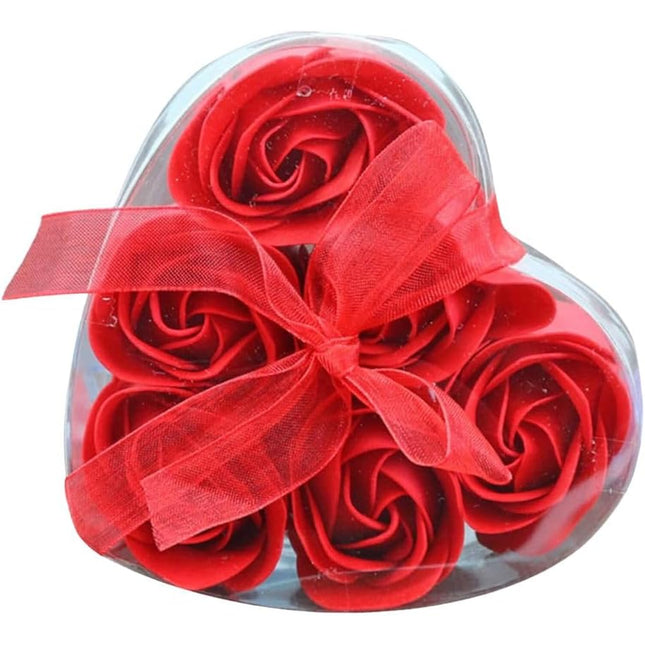 Box Con Scatola Cuore in PVC Con 12 Rose