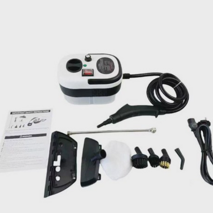 Pulitore a Vapore 2500W Portatile con Accessori per Casa e Auto