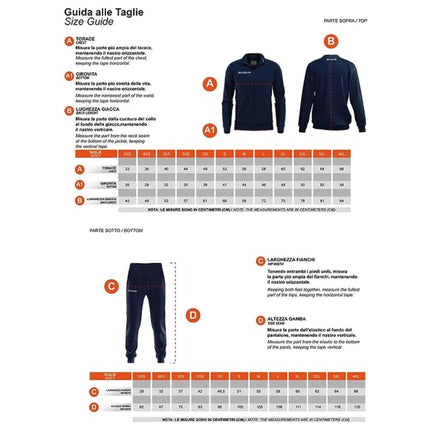 Tuta sportiva GIVOVA VISA triacetato unisex fitness