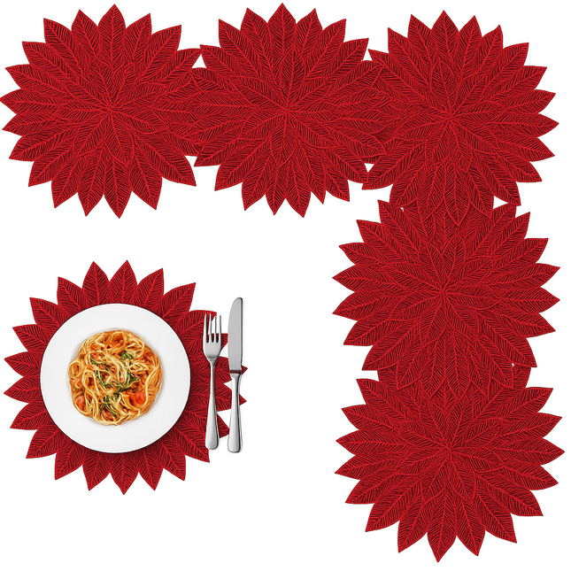 Set 6 Tovagliette Natalizie lavabili