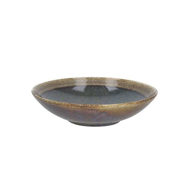 Bloom Piatto Fondo Blue & Brown - Tognana